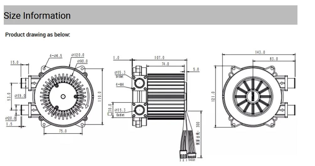 Air Blower Medical 110mm Small Sized 32kpa 15cfm Air Flow Fuel Cell Used 48V DC Brushless Electric High Pressure Vortex Regenerative Blower